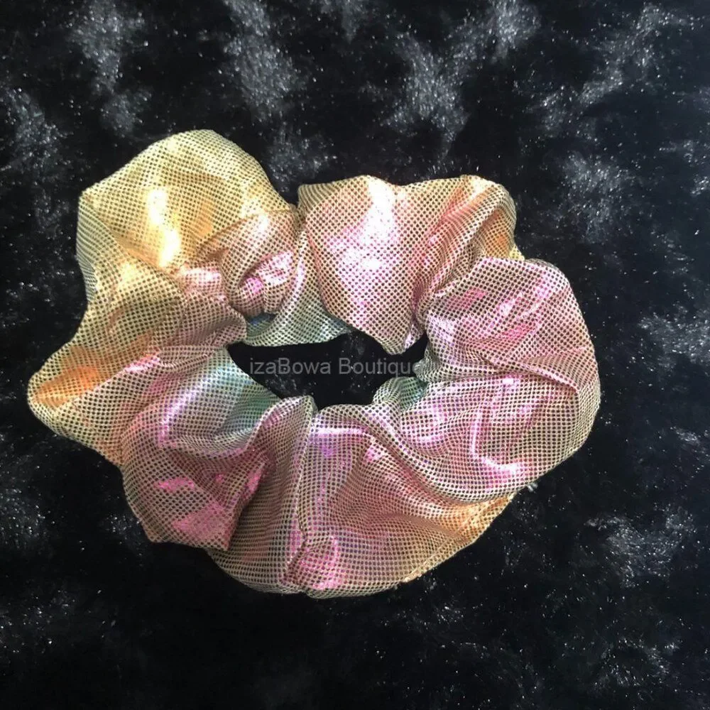 Bundle (6) Satin & Velvet Scrunchie   SC8113  - KIDS  Handmade NWT Boutique
